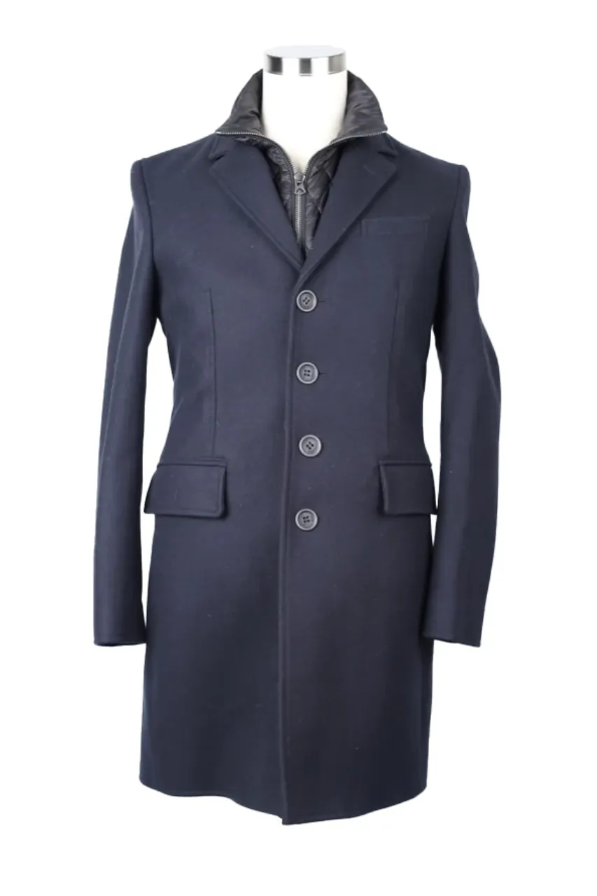 2 in 1 Wool/Cashmere Dress Coat