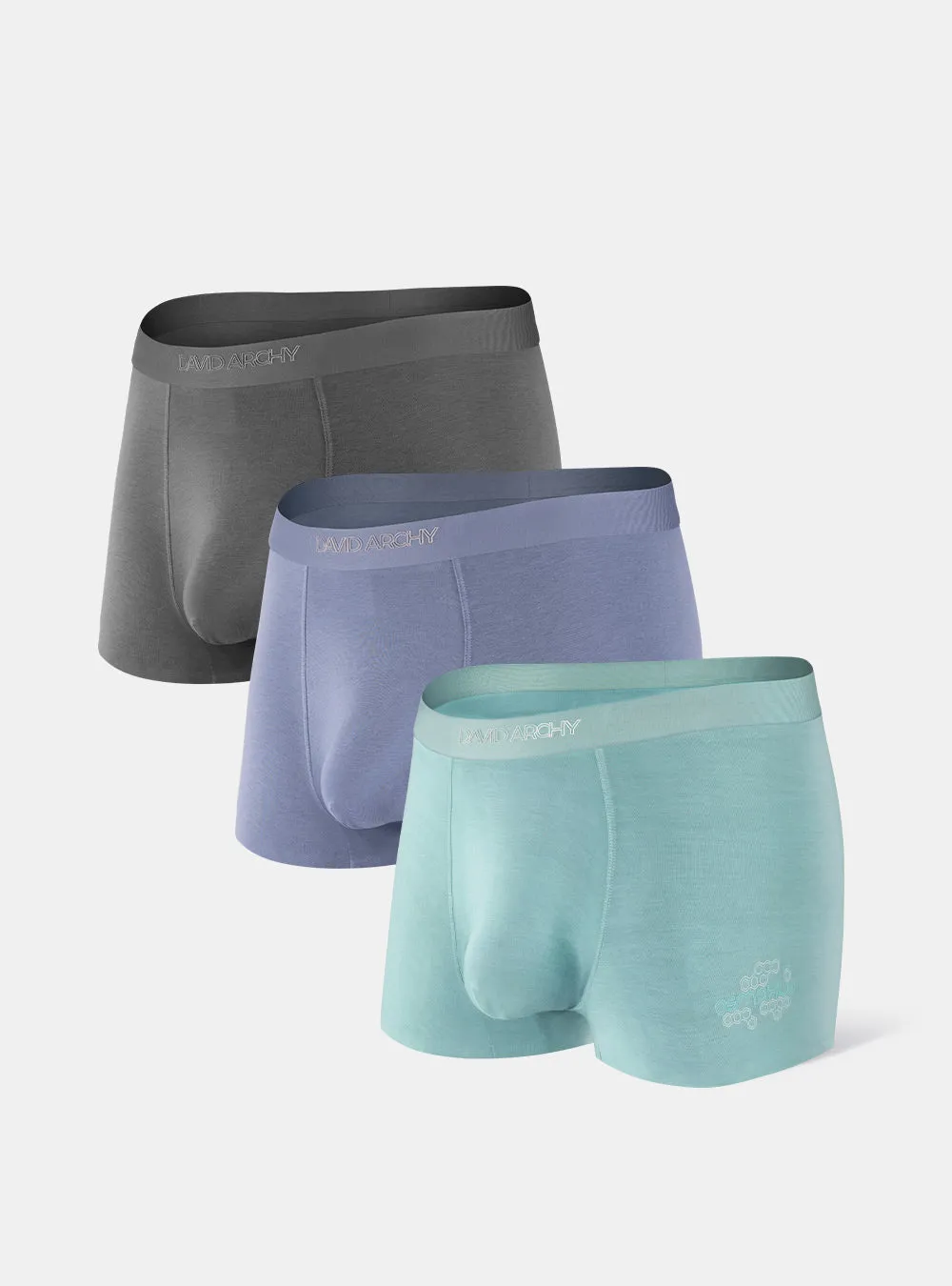 3 Packs Cotton-Modal Blend Trunks