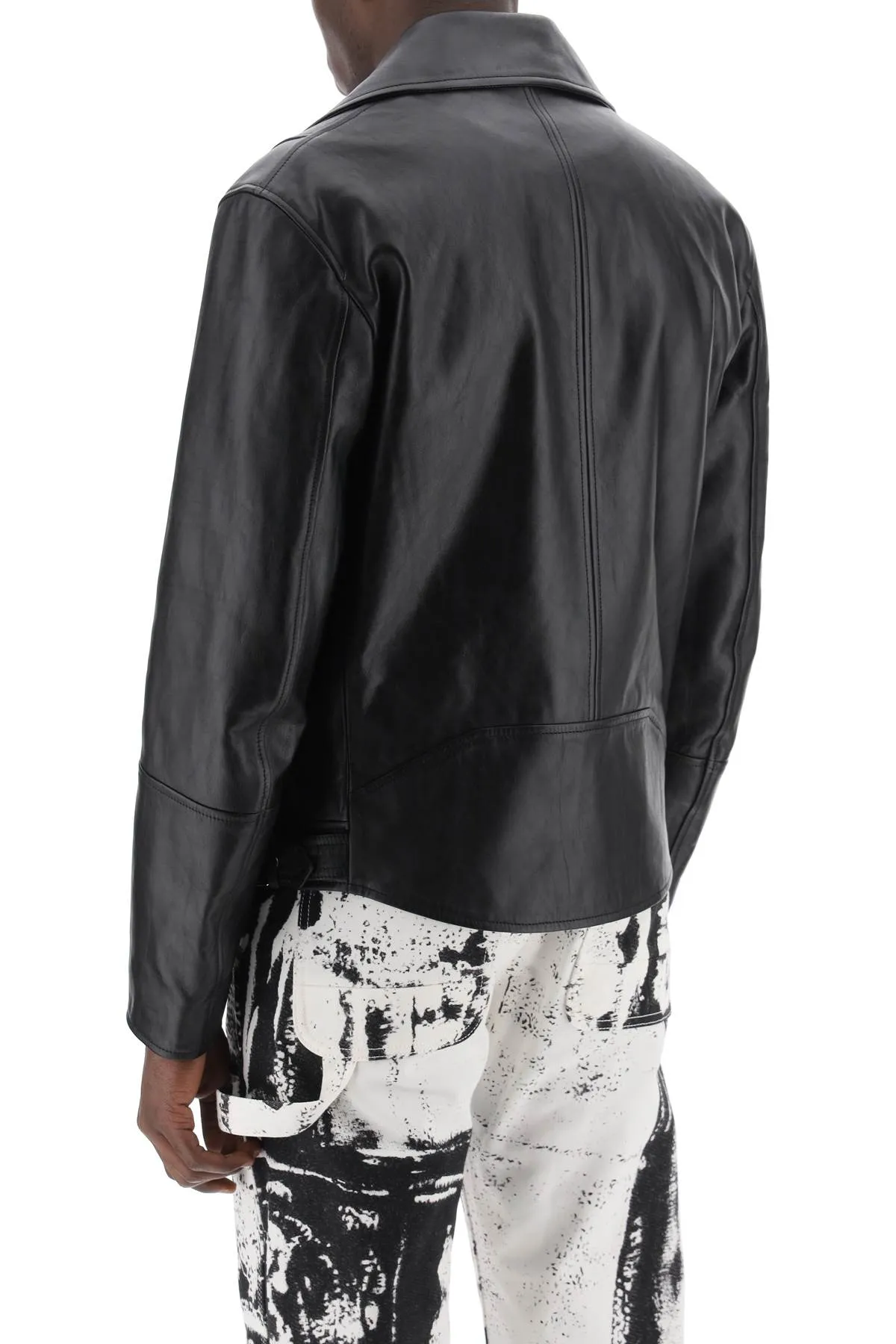 Alexander Mcqueen Nappa Biker Jacket