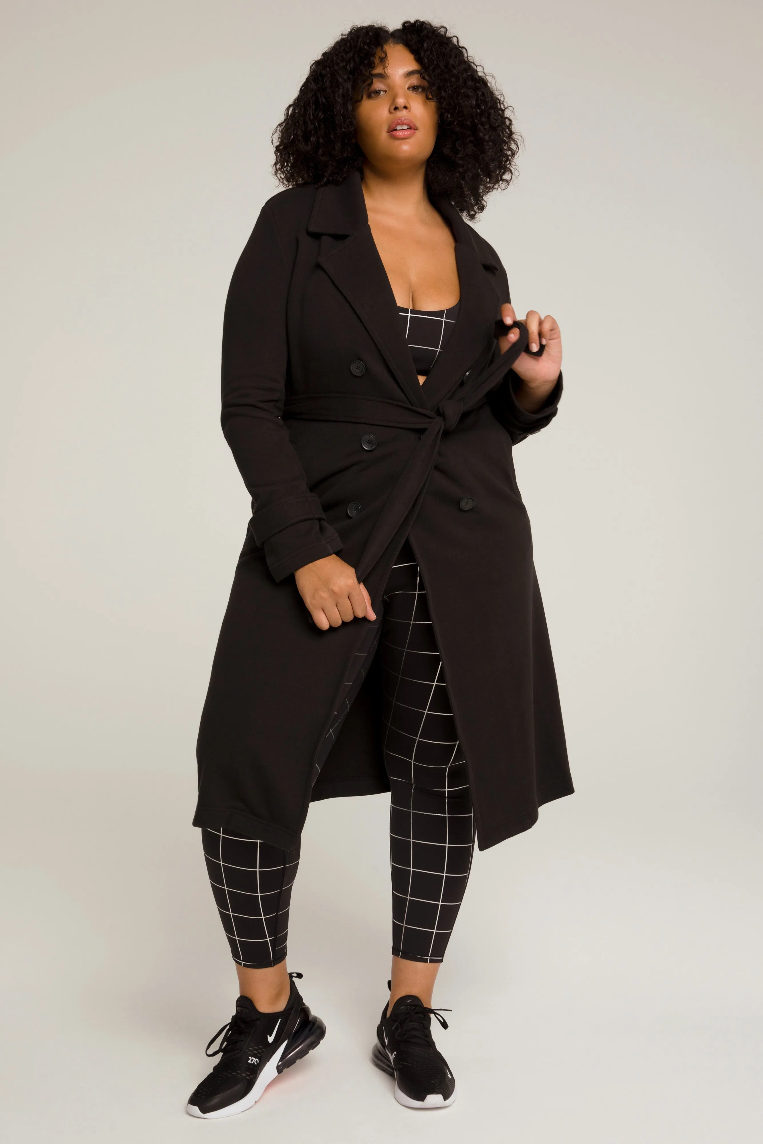 ATHLUXURY TRENCH | BLACK001