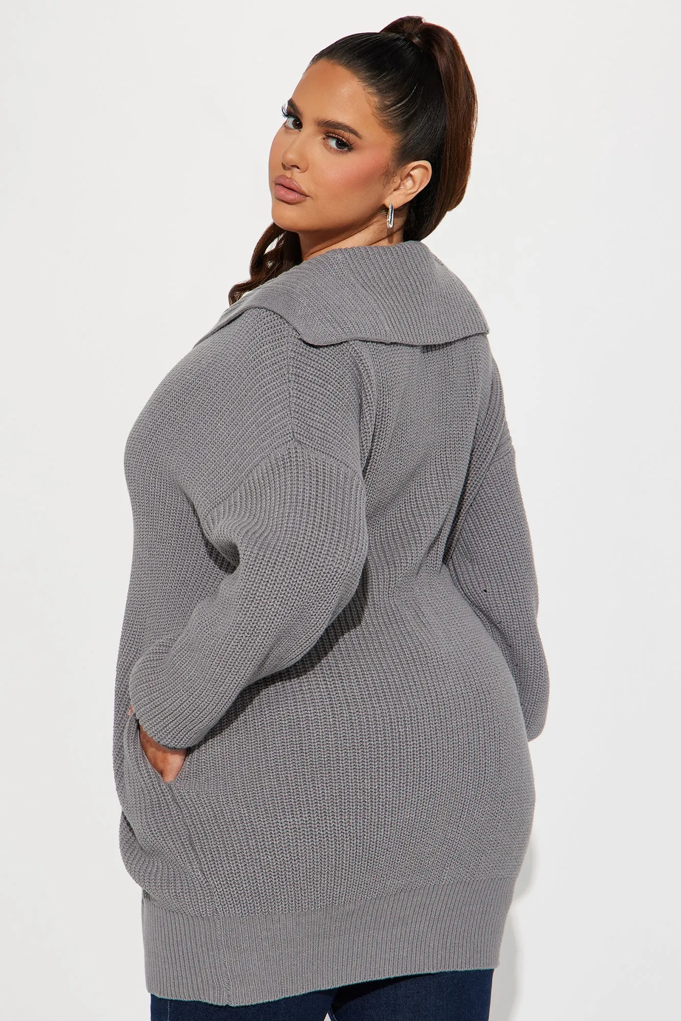 Aura Cardigan - Heather Grey