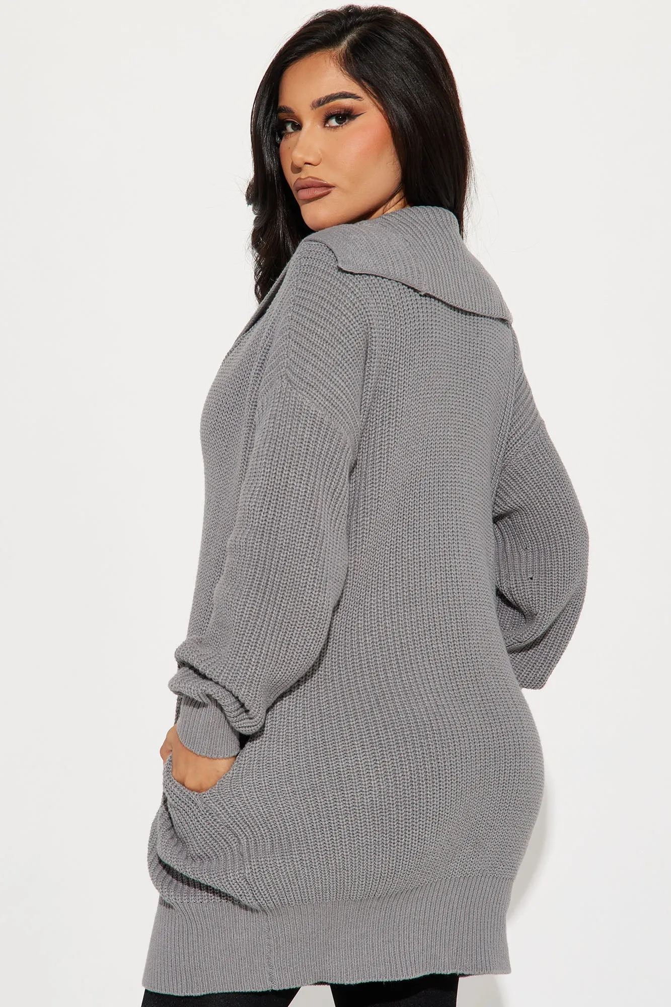 Aura Cardigan - Heather Grey