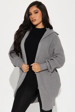 Aura Cardigan - Heather Grey