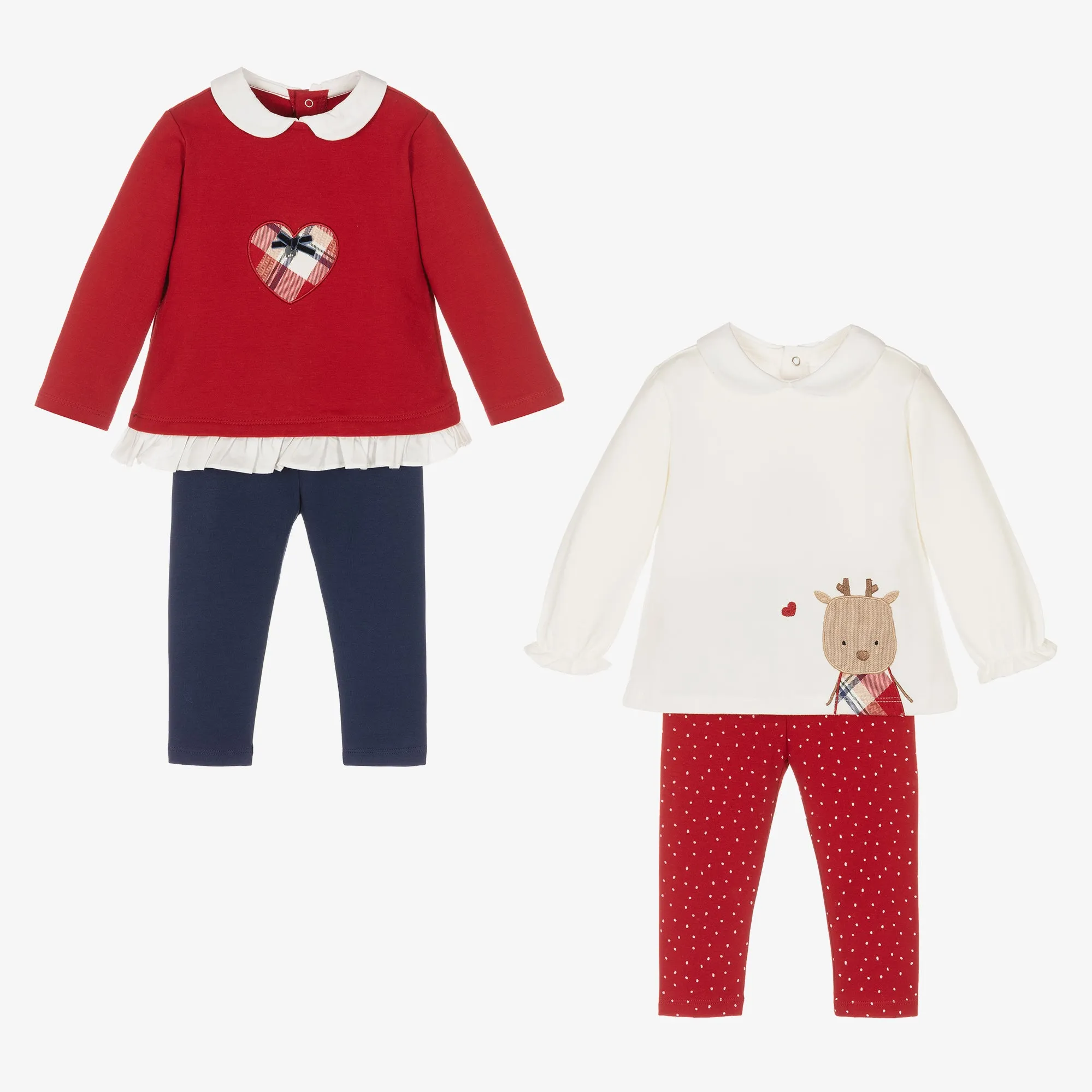 Baby Girls 4 Piece Leggings Set | Mayoral