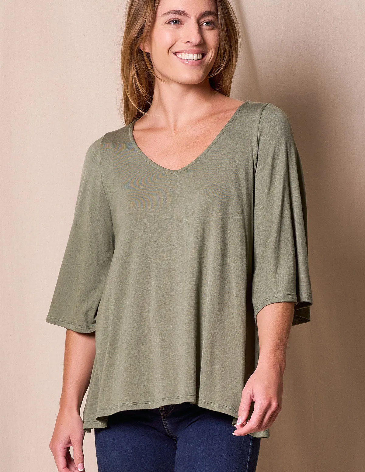 Bamboo Flare Top