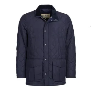 Barbour Devon Quilted Mens Jacket - Navy