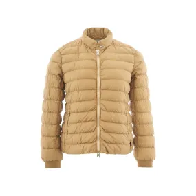 Beige Polyamide Chic Winter Coat