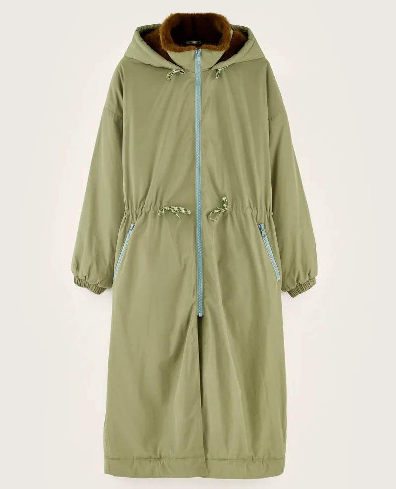 Bellerose Hosfo Jeep Green Long Coat