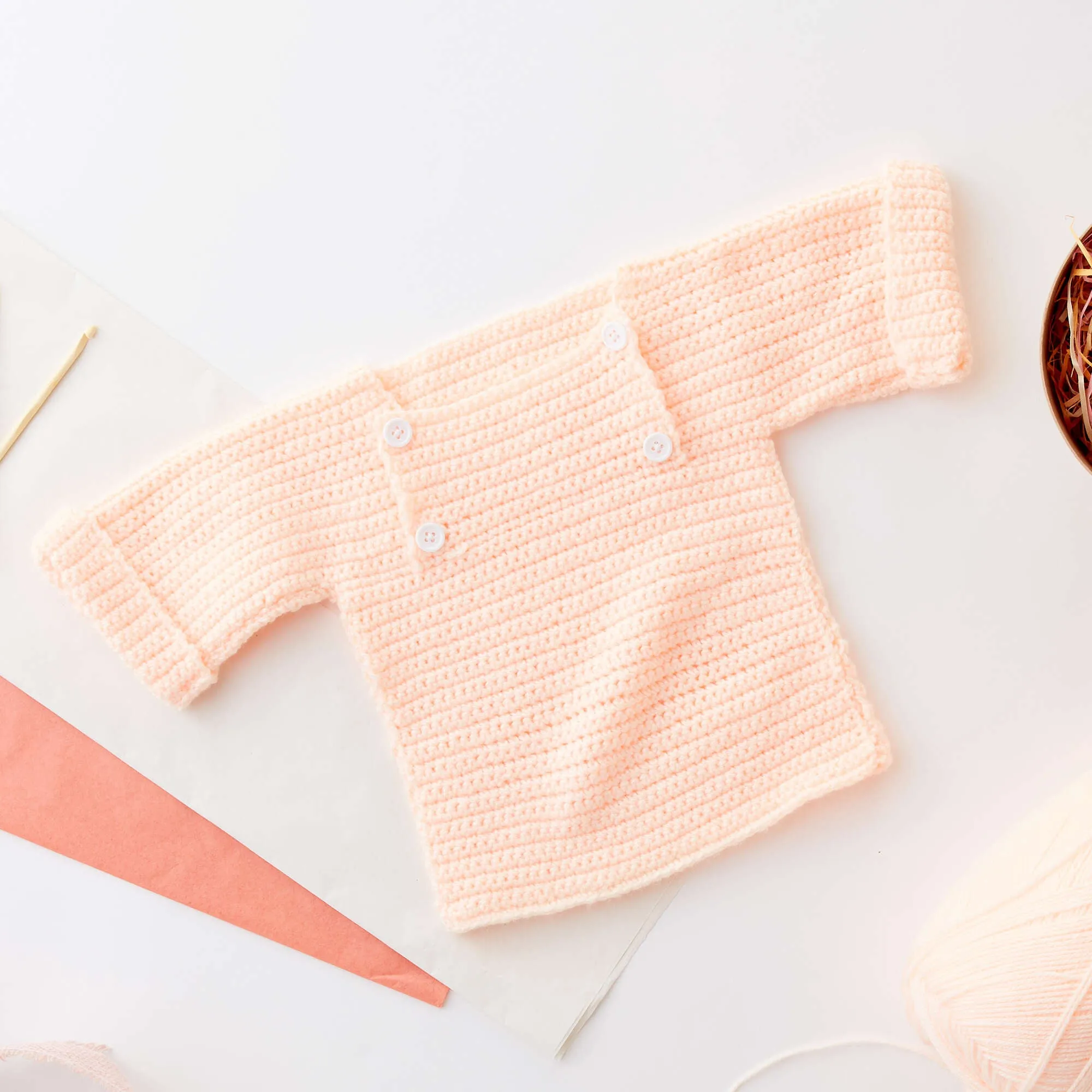 Bernat Crochet Baby Pullover