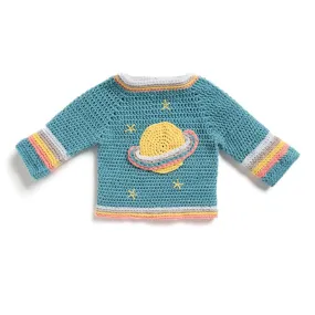 Bernat Crochet Saturn Baby Pullover