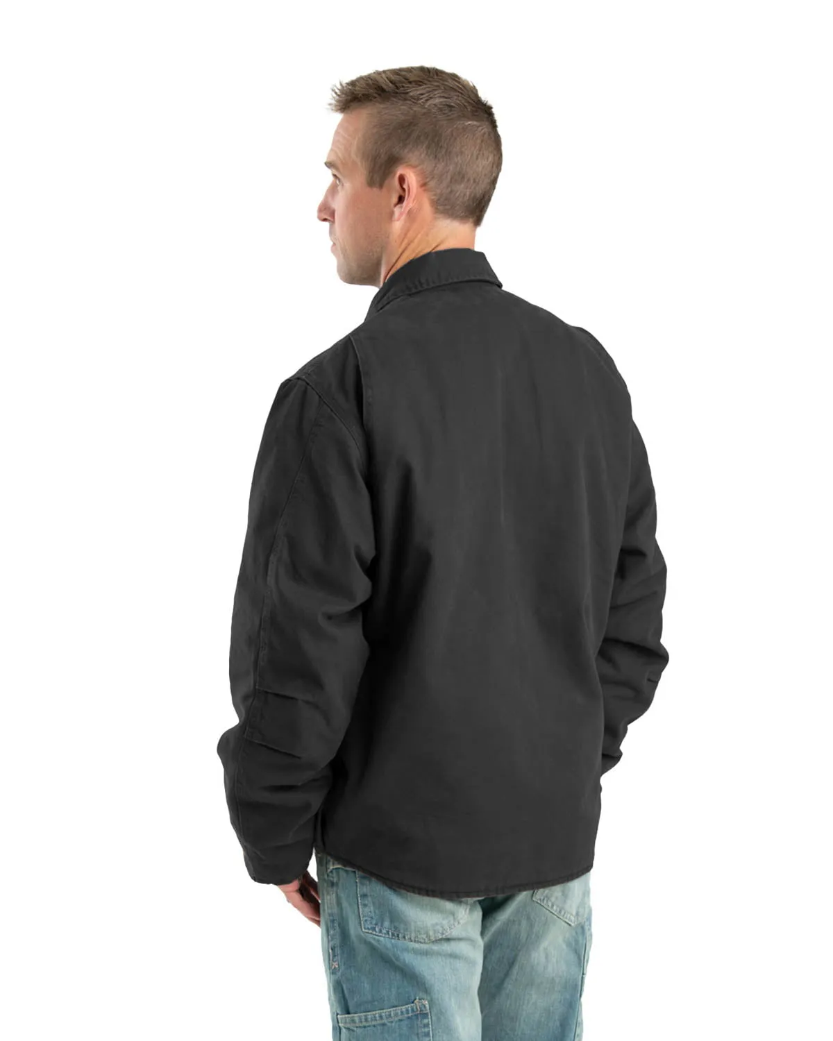 Berne Mens Black 100% Cotton Echo One One Jacket