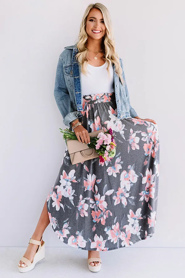 Better In Blooms Skirt In Coral