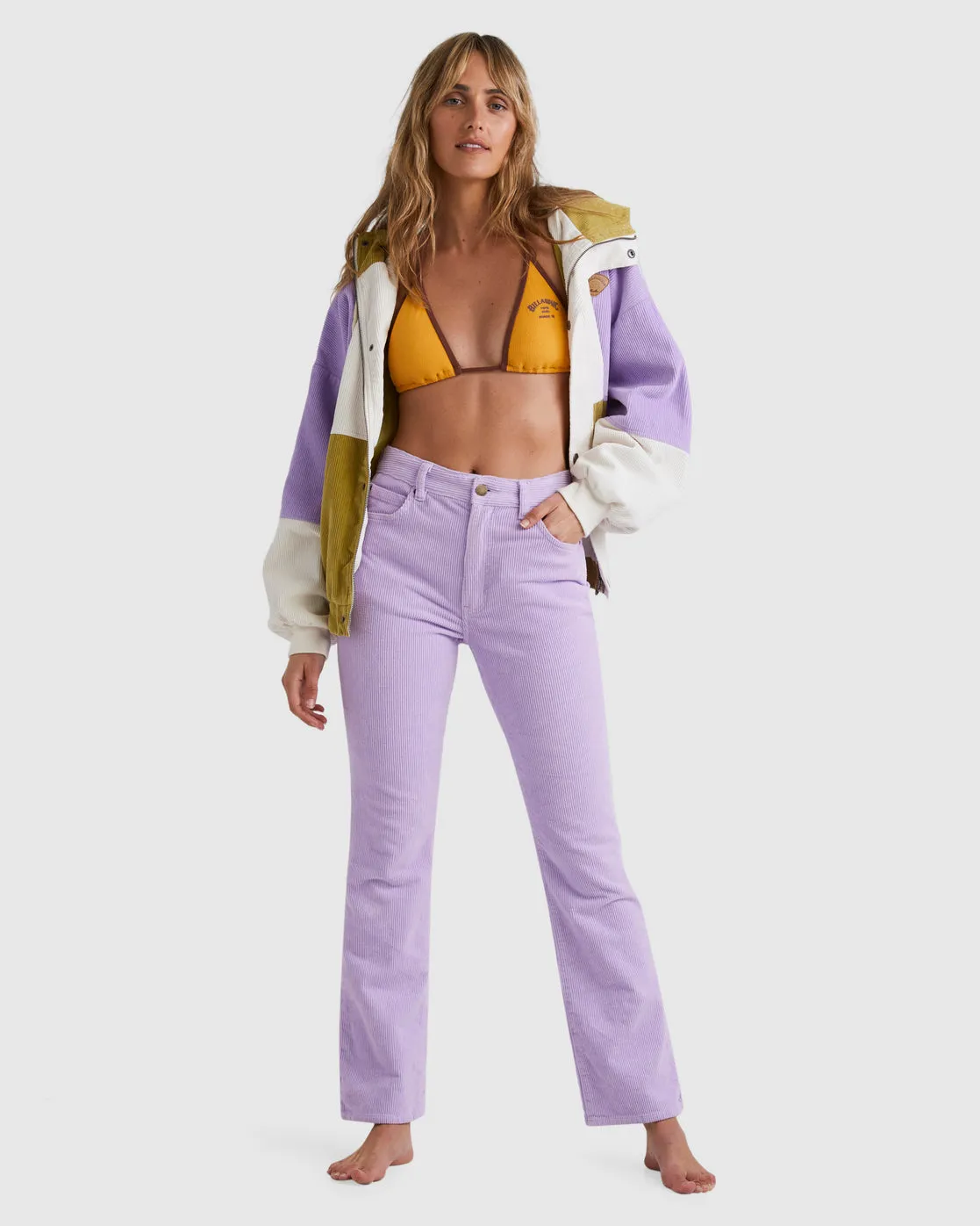 Billabong New Age Cord Pants-Lilac Breeze