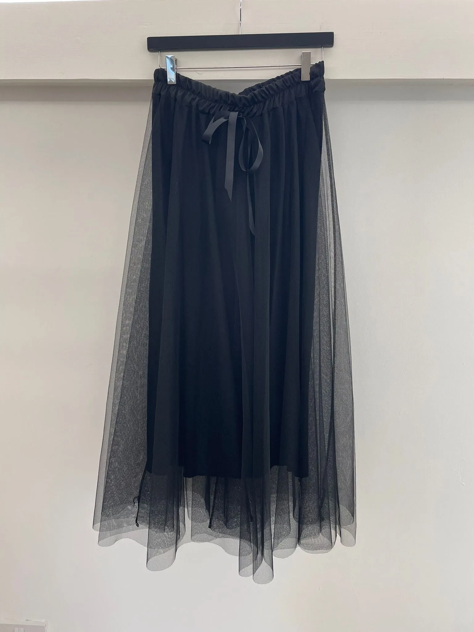 Black Tulle Maxi Skirt