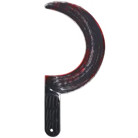 Bloody Sickle Weapon Prop - Fake Zombie Costume Accessories Bloody Weapons Knife Props