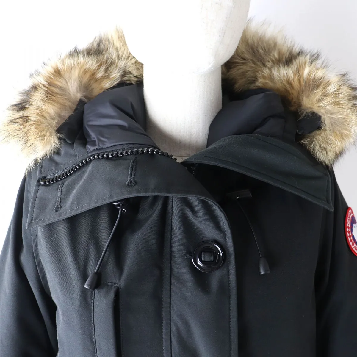 CANADA GOOSE Charlotte Parka Down Jacket Black