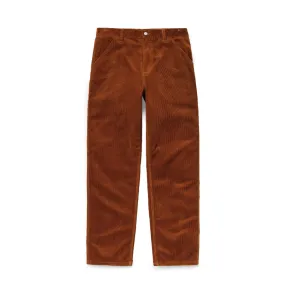 Carhartt WIP Single Knee Corduroy Pant in Brandy