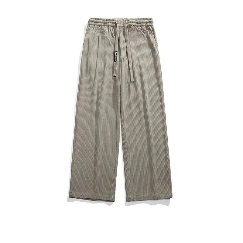 Corduroy Wide-Leg Casual Pants