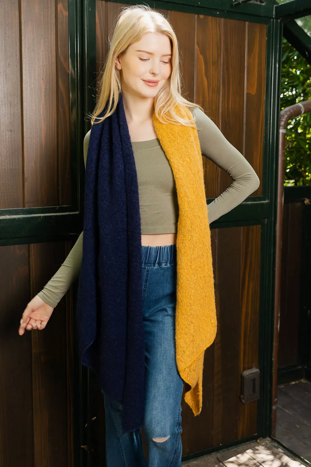 Cozy Double Tone Scarf