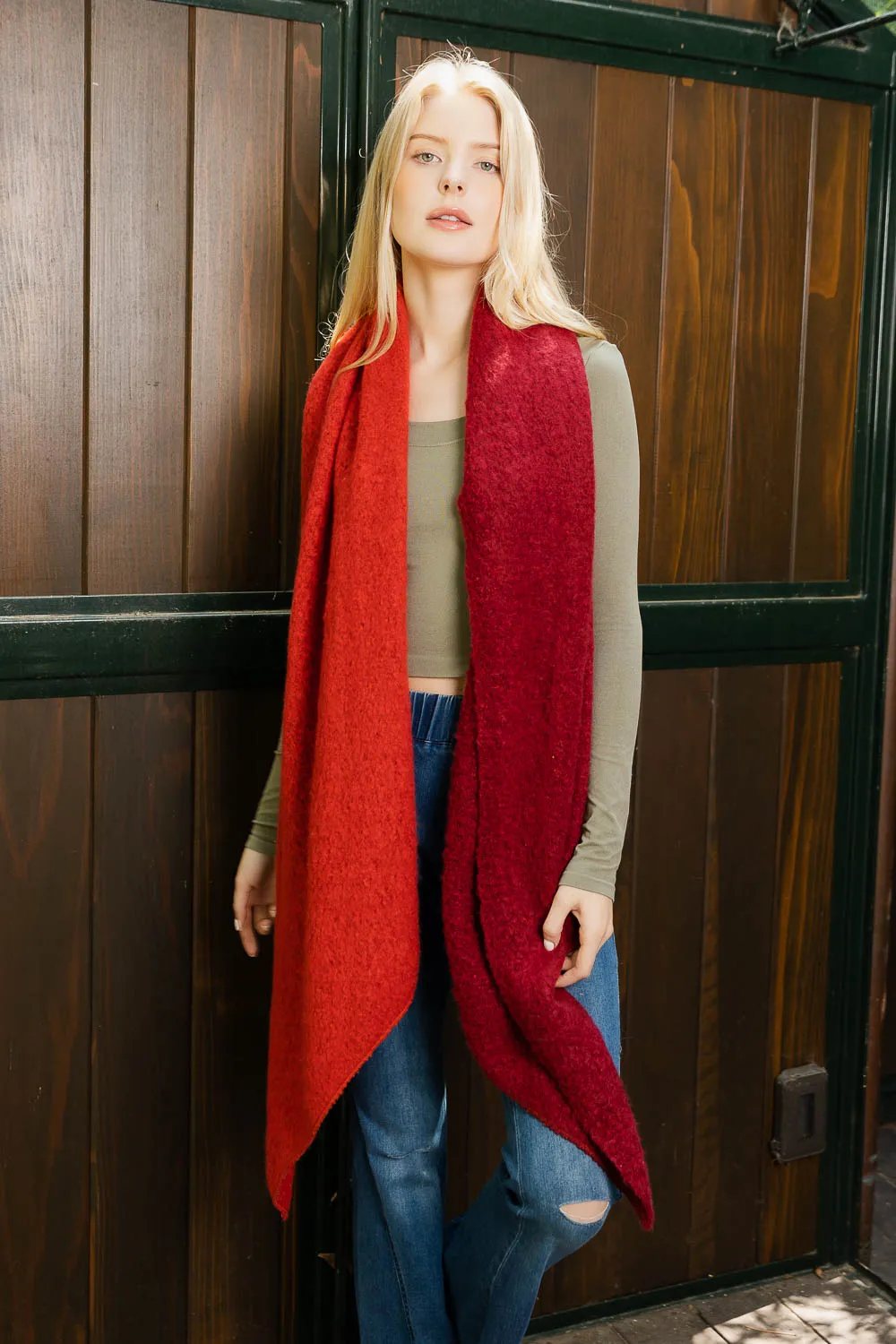 Cozy Double Tone Scarf