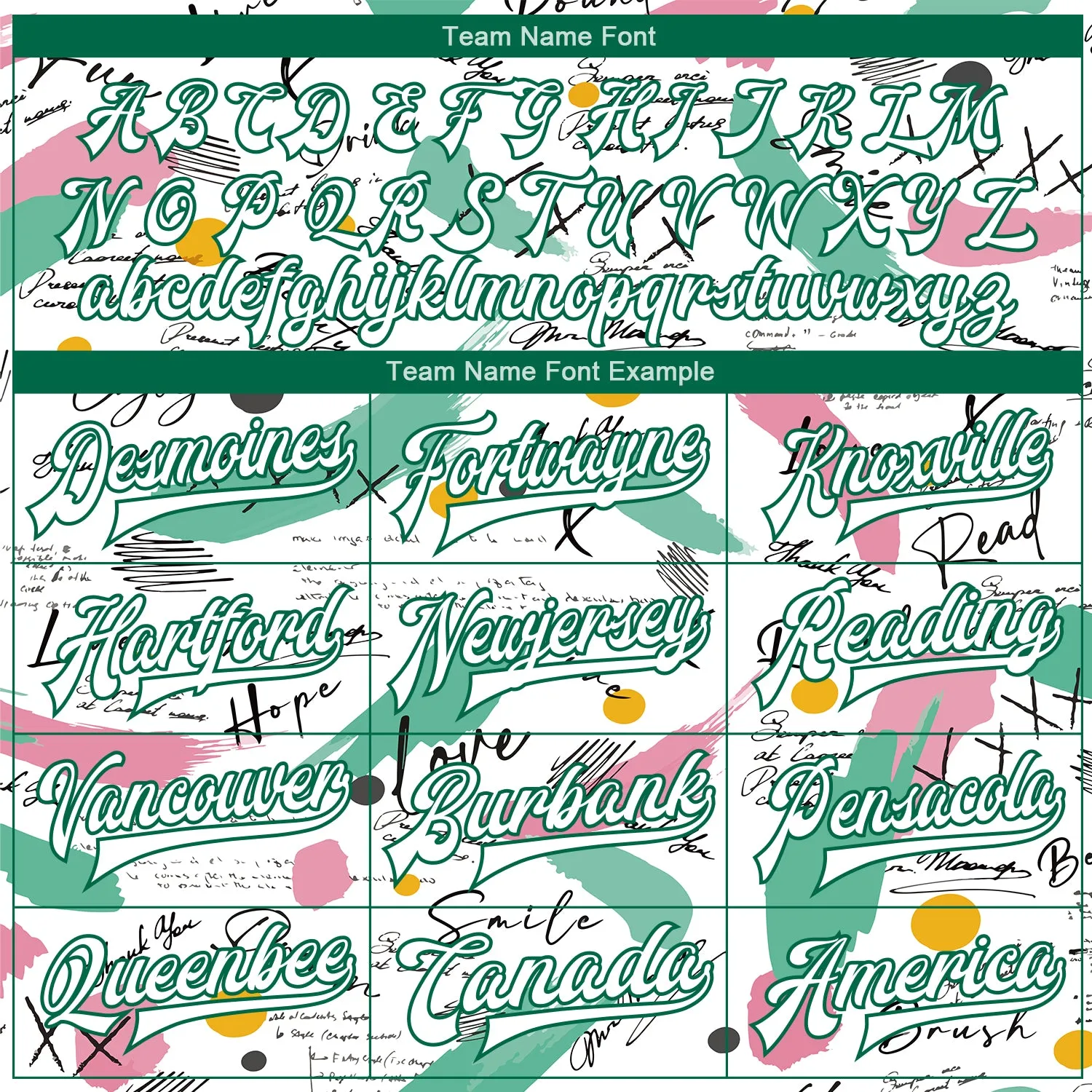 Custom Graffiti Pattern White-Kelly Green Grunge Art 3D Bomber Full-Snap Varsity Letterman Jacket