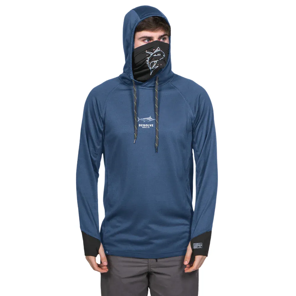 Desolve Fish Face Hoodie Navy