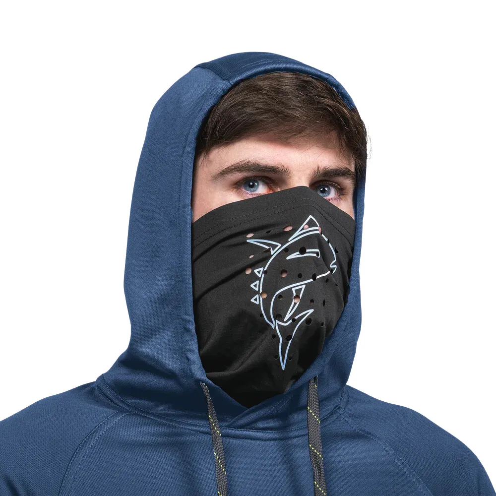 Desolve Fish Face Hoodie Navy