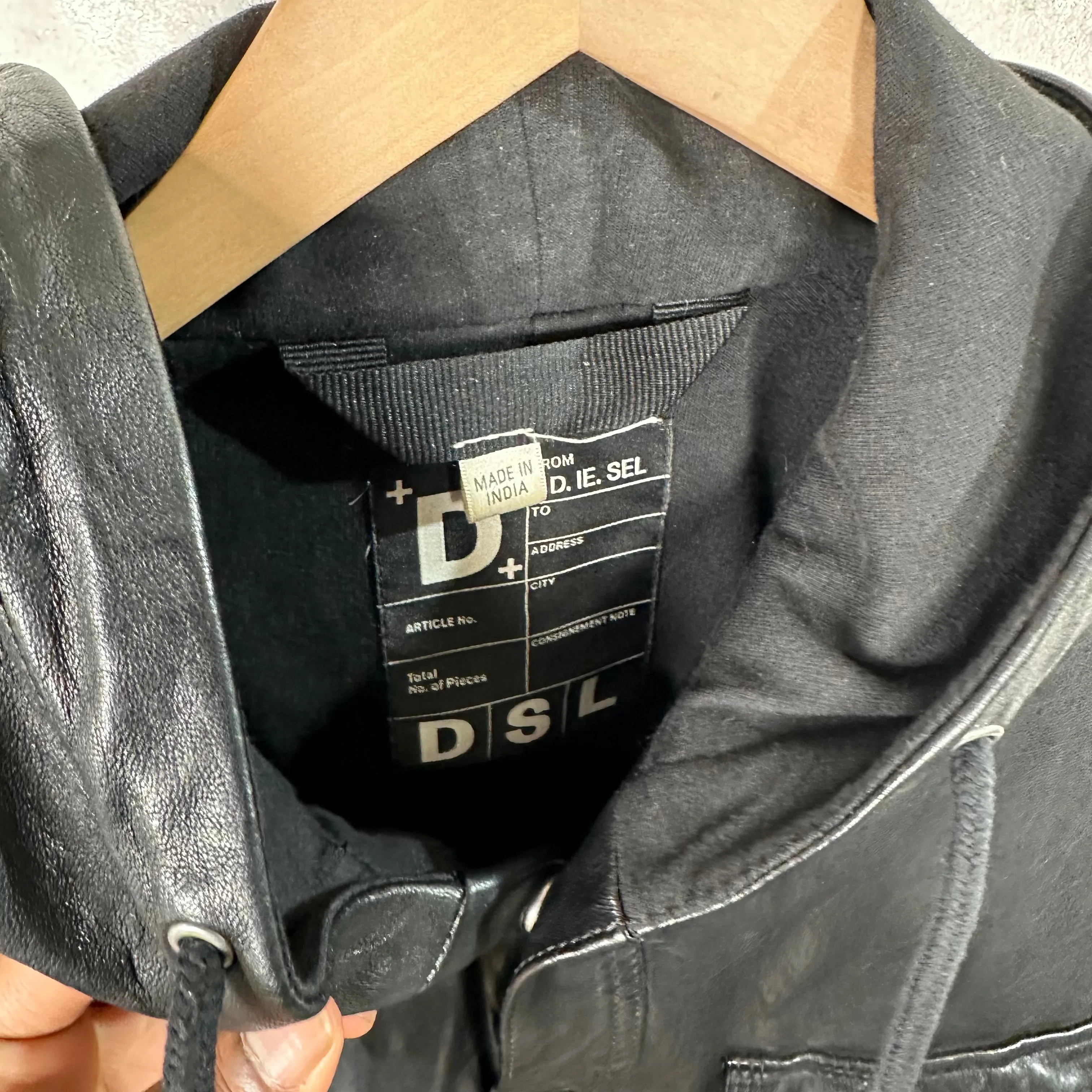 Diesel Full Leather Overcoat