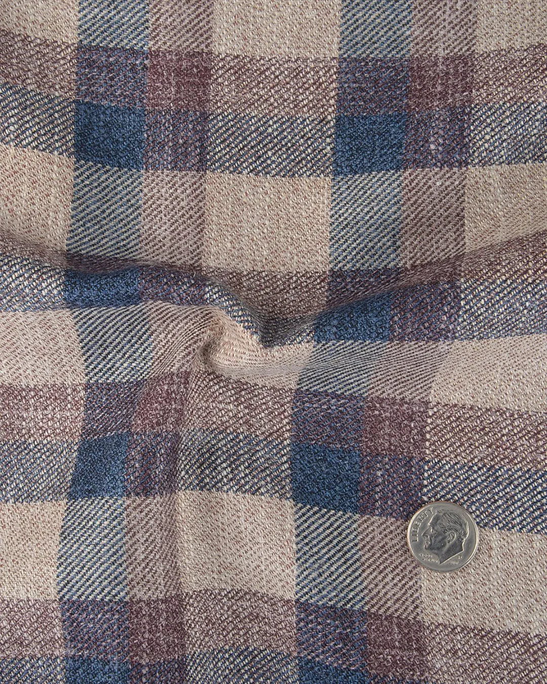 EThomas Light Peach Blue Voilet Checks  Jacket