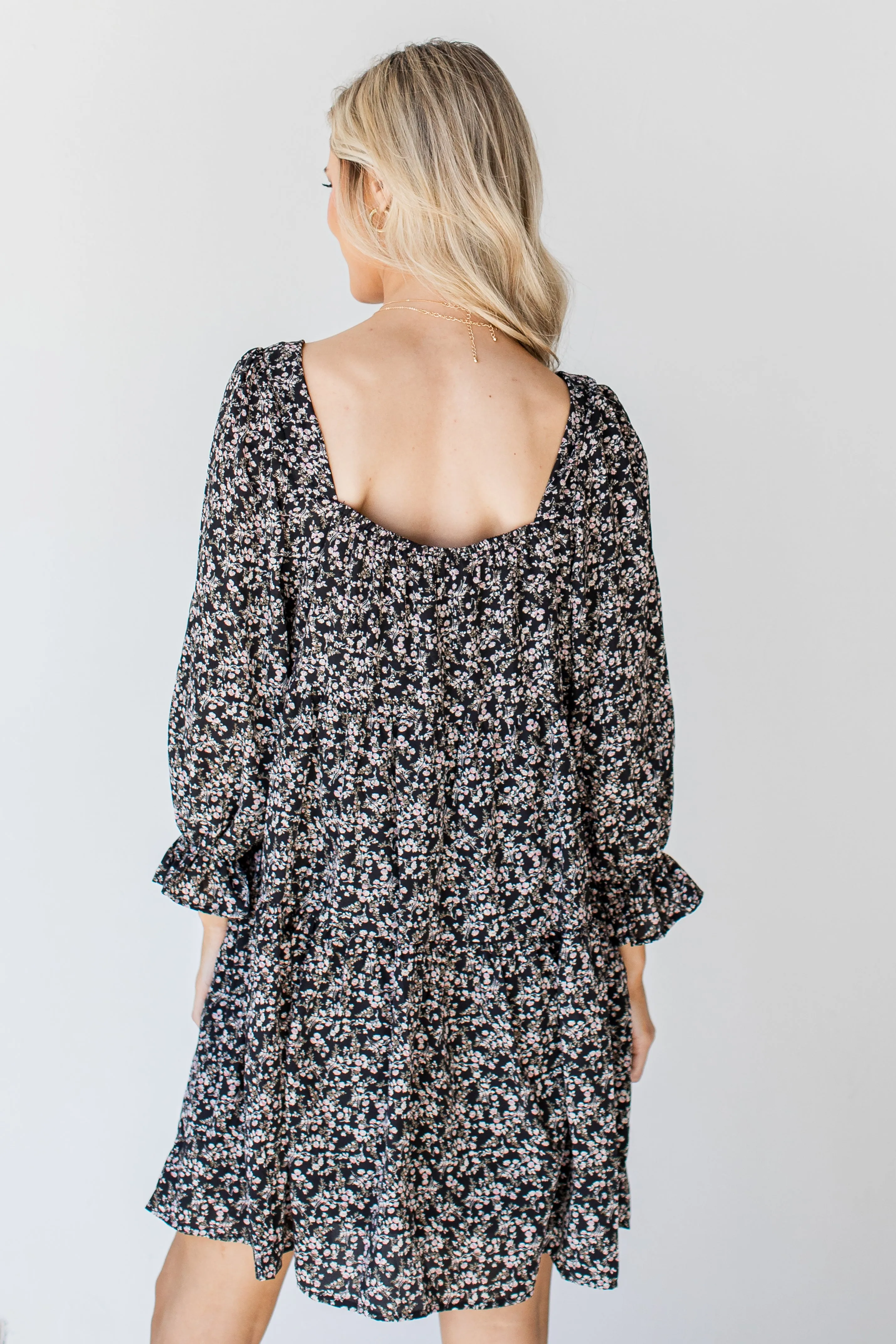 Express Yourself Tiered Floral Dress