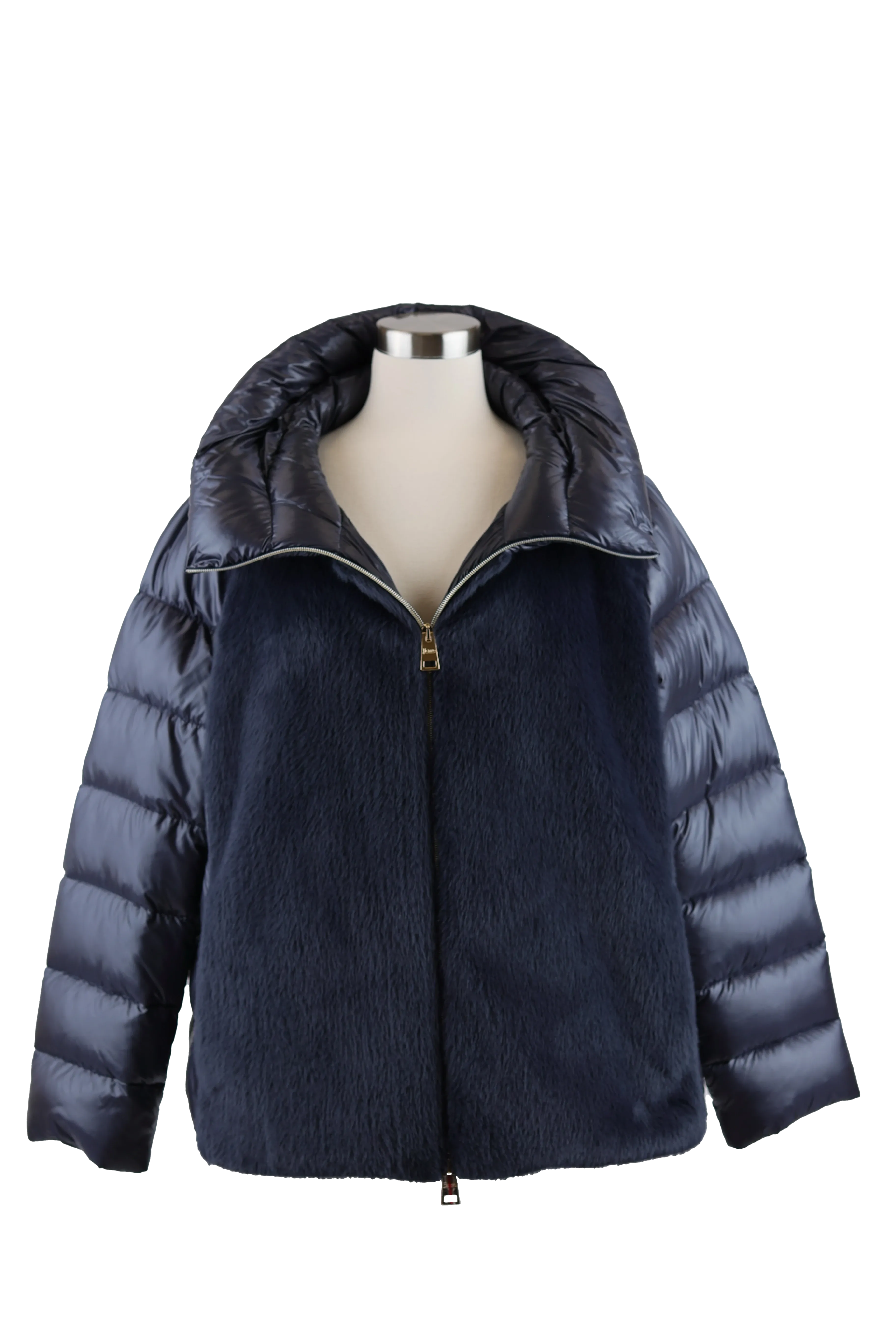 Faux Fur Down Puffer Jacket