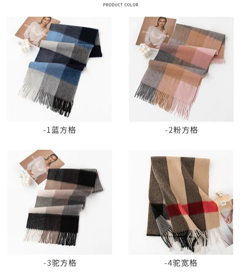 FHY24-7011 Wool, versatile tassels, fashionable and warm scarf  hijab  winter scarf  printed scarf