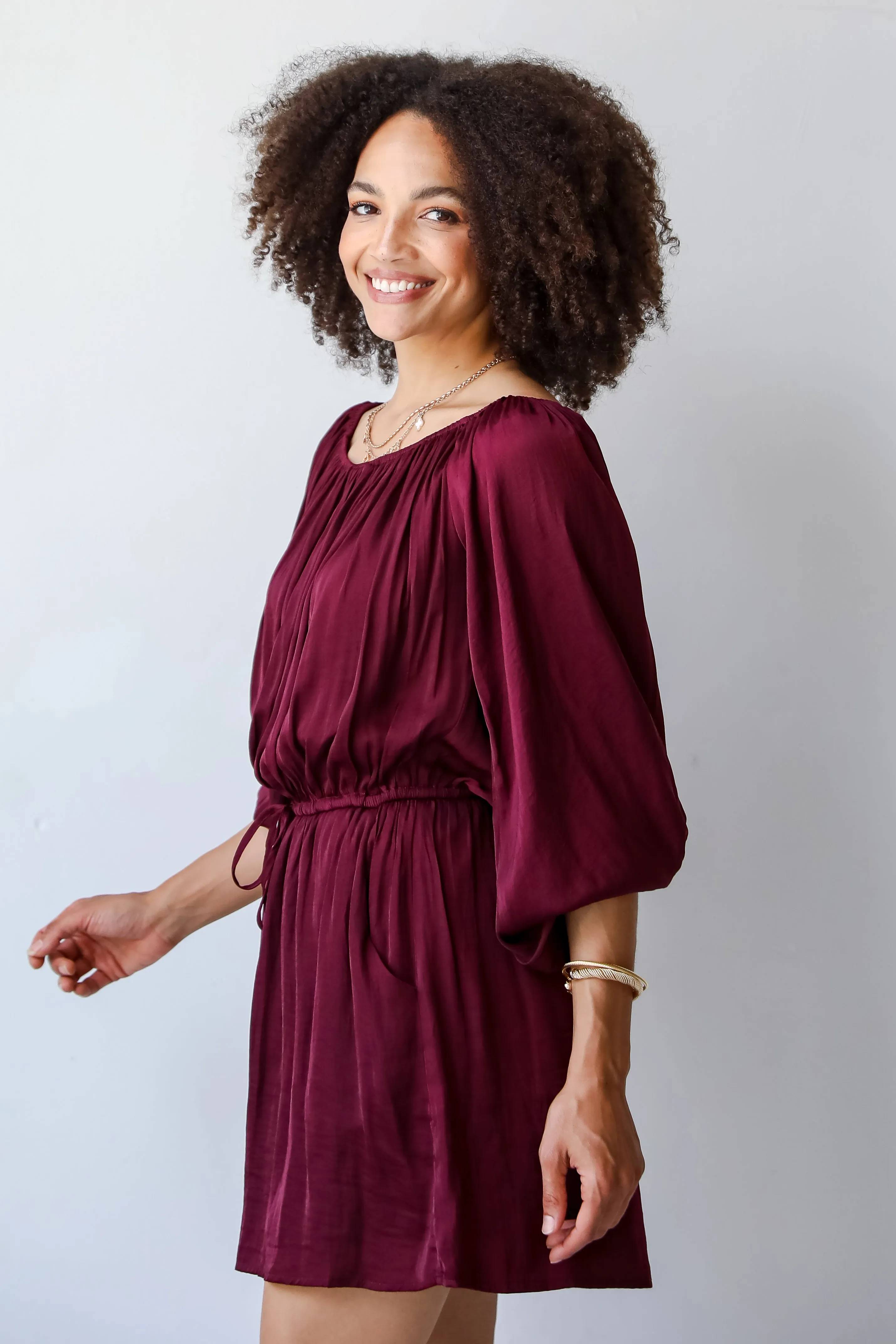 FINAL SALE - Marvelous Darling Burgundy Romper