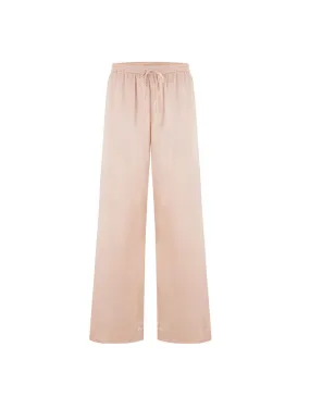 Fleur Du Jour Blush Silk Trouser