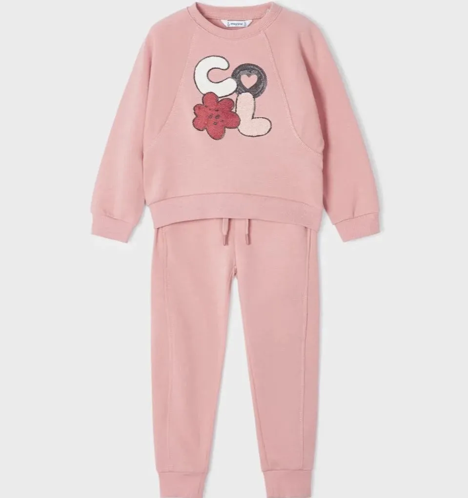 GIRL'S LS "COOL" TRACKSUIT 2PC | Mayoral