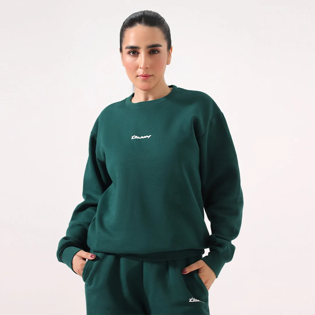 Green Fleece Unisex Sweat Set