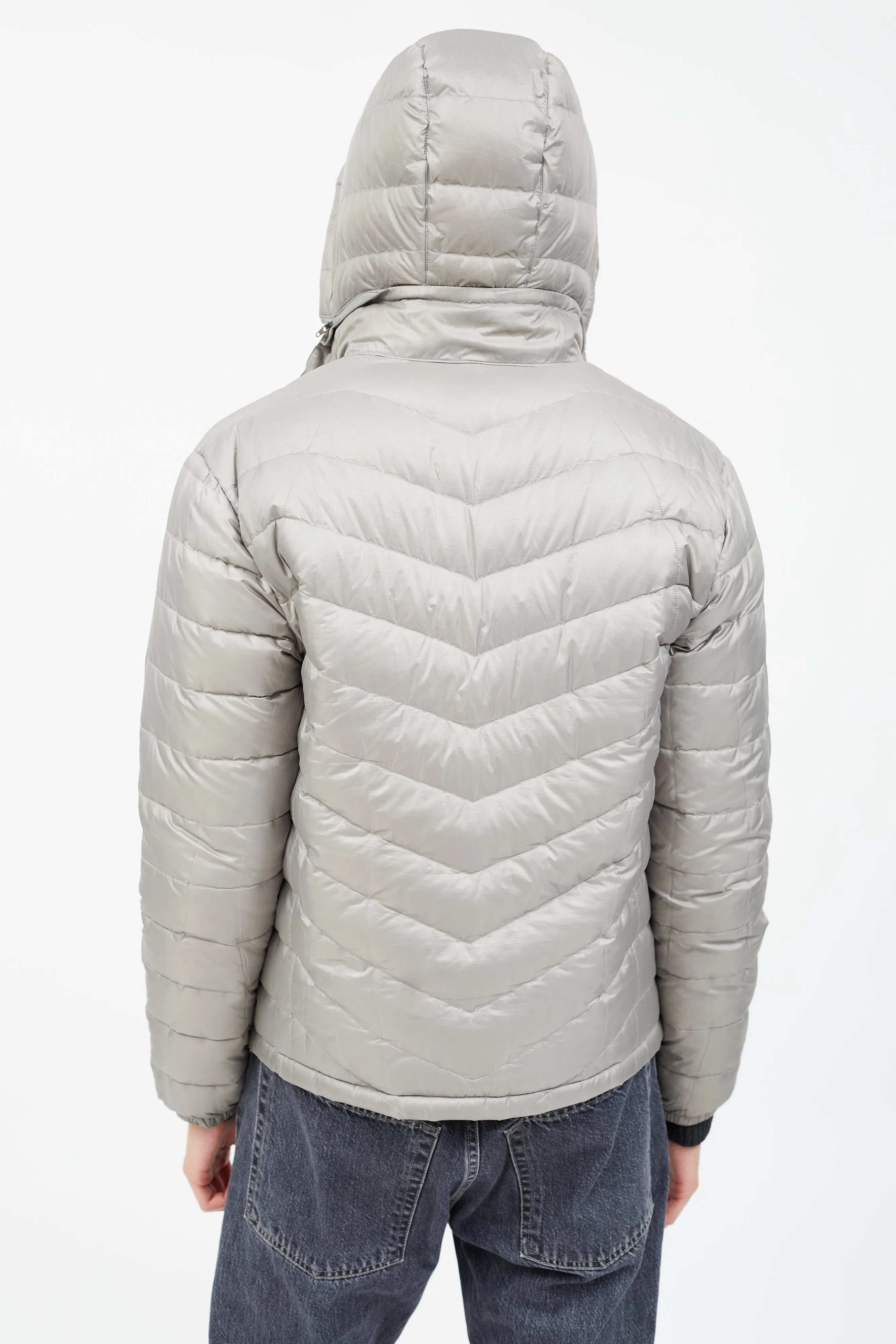 Grey Reversible Puffer Jacket