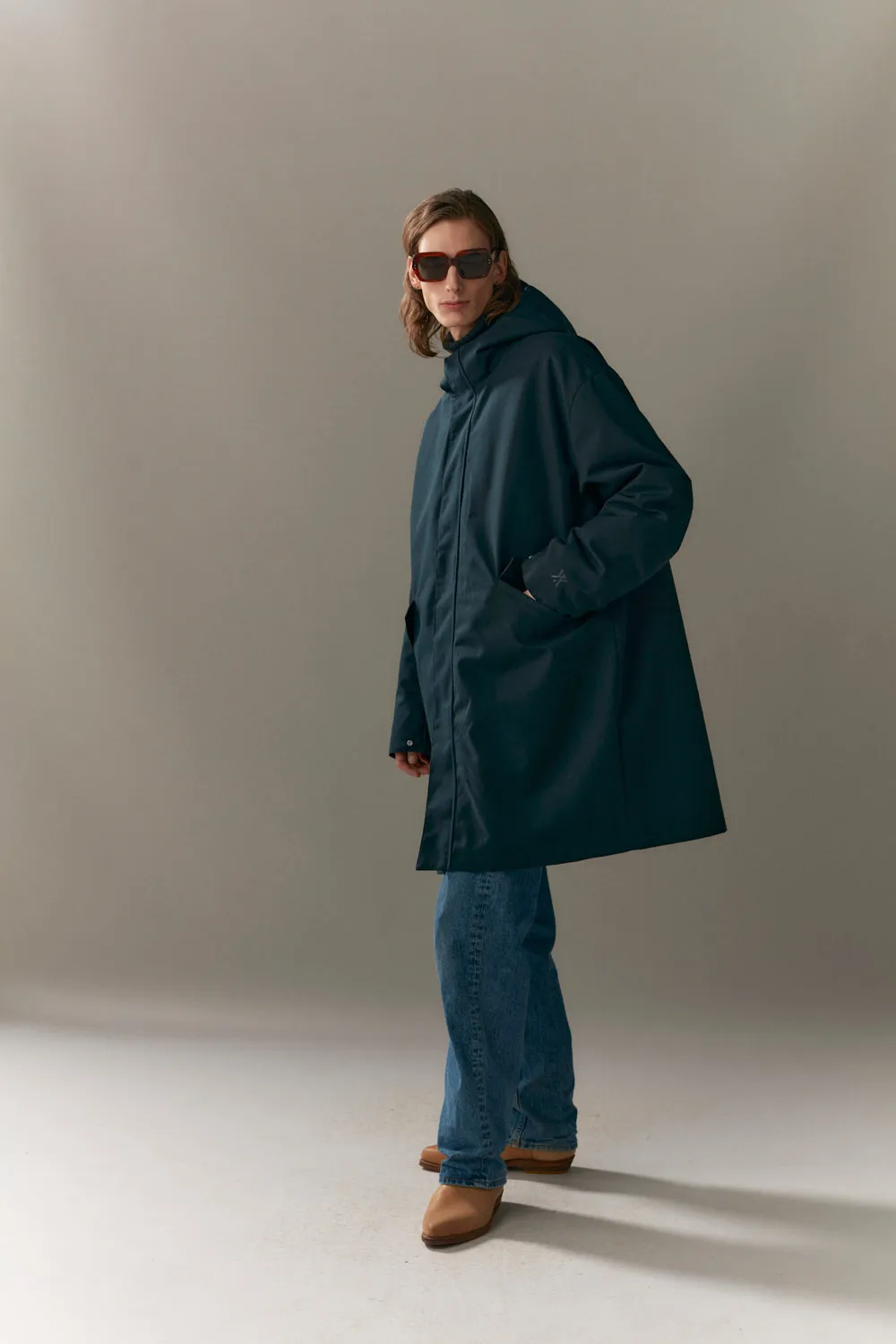 GUNTHER O RE-DOWN INNER SPOILER AW23 navy