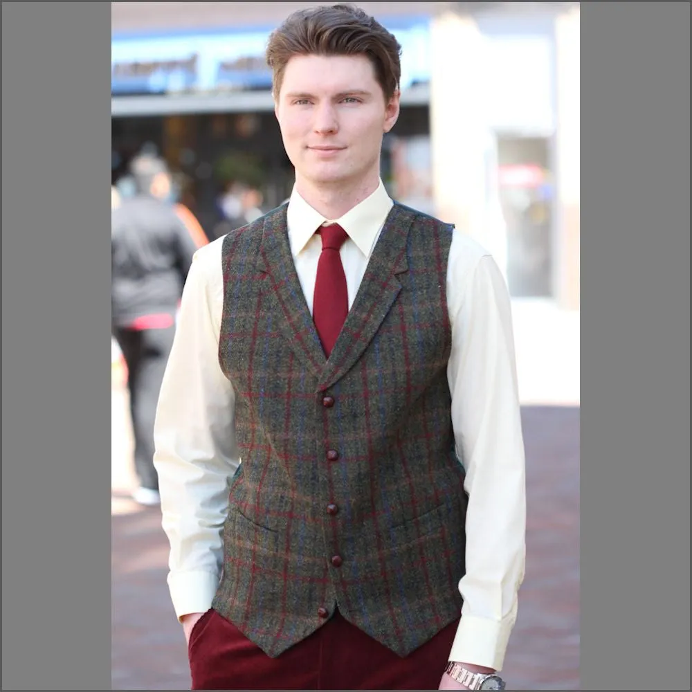 Harris Tweed Angus Waist Coat--