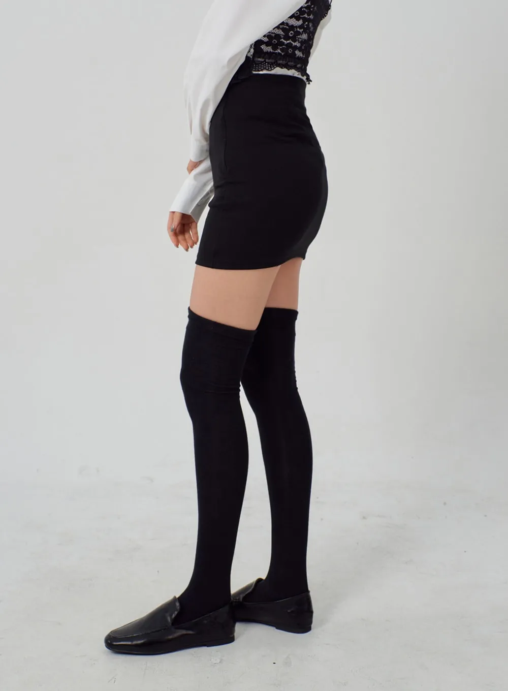 High Waist Mini Skirt IM316