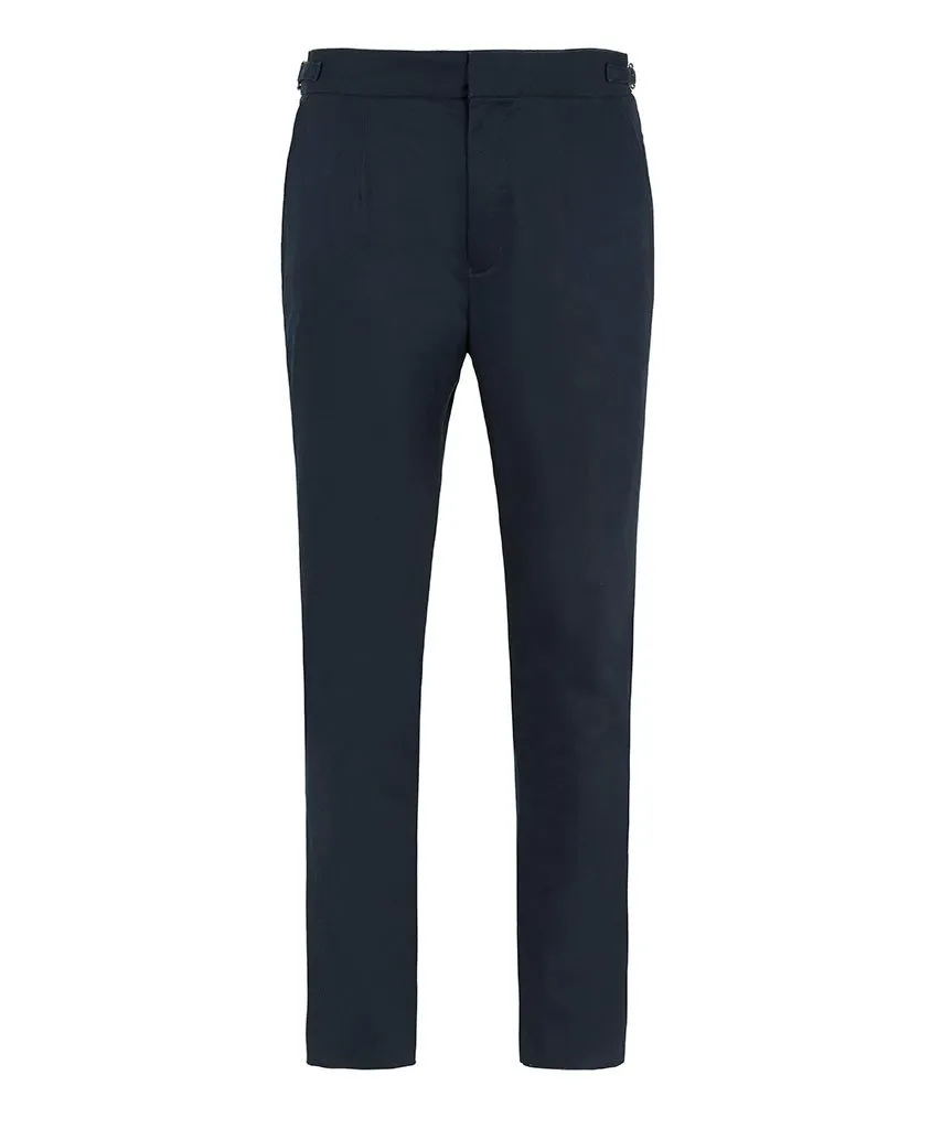 High Waisted Trousers - Navy