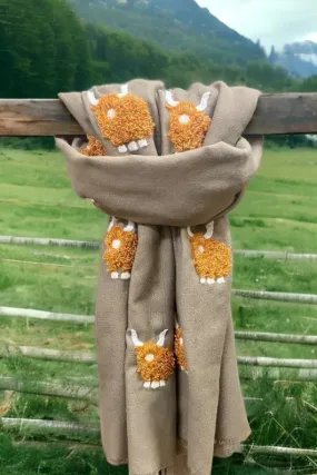 Highland Cow Scarf