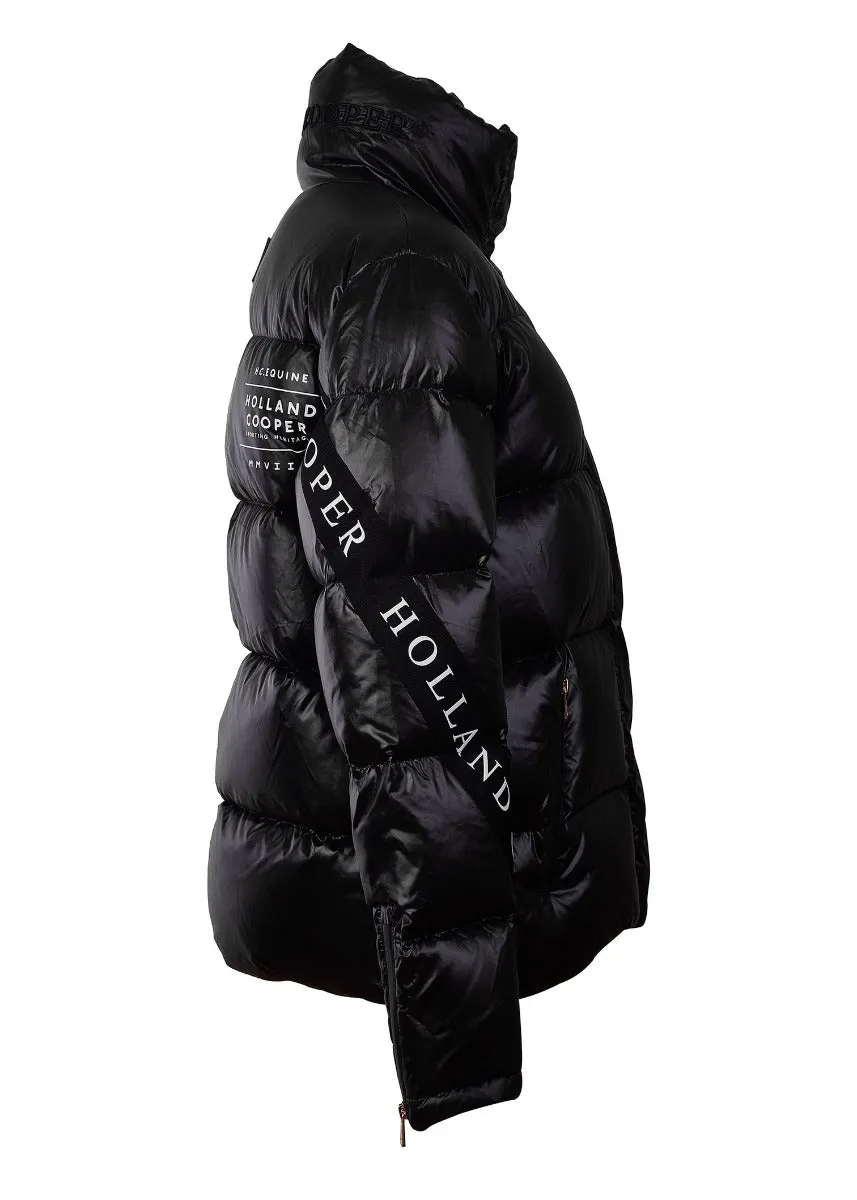 Holland Cooper Camden Puffer Jacket in Black