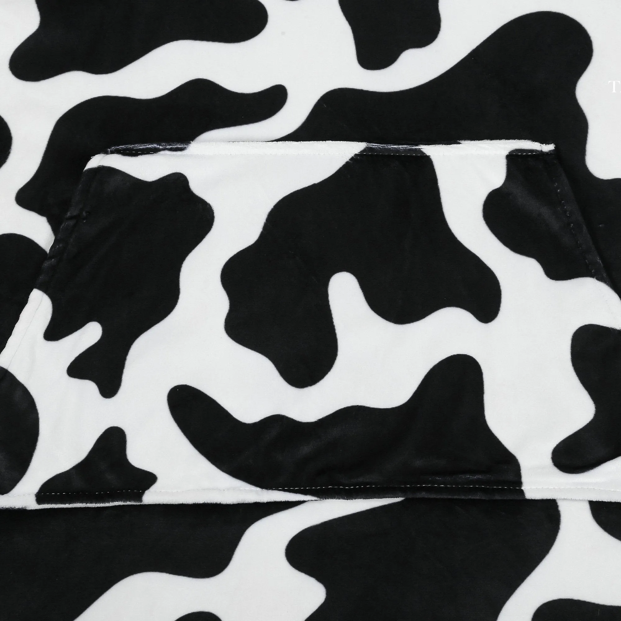 Hoodie Blanket Adult Cow