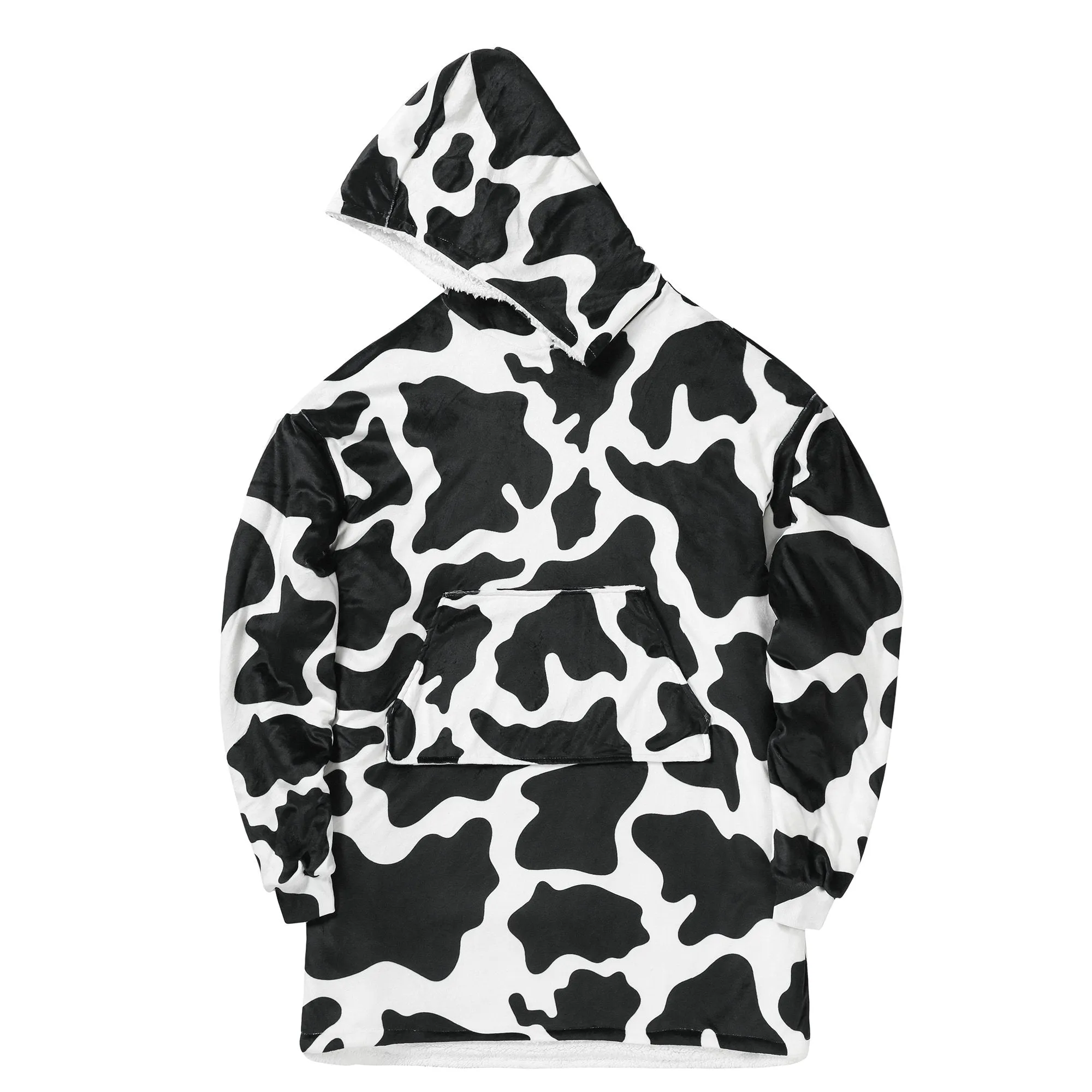 Hoodie Blanket Adult Cow