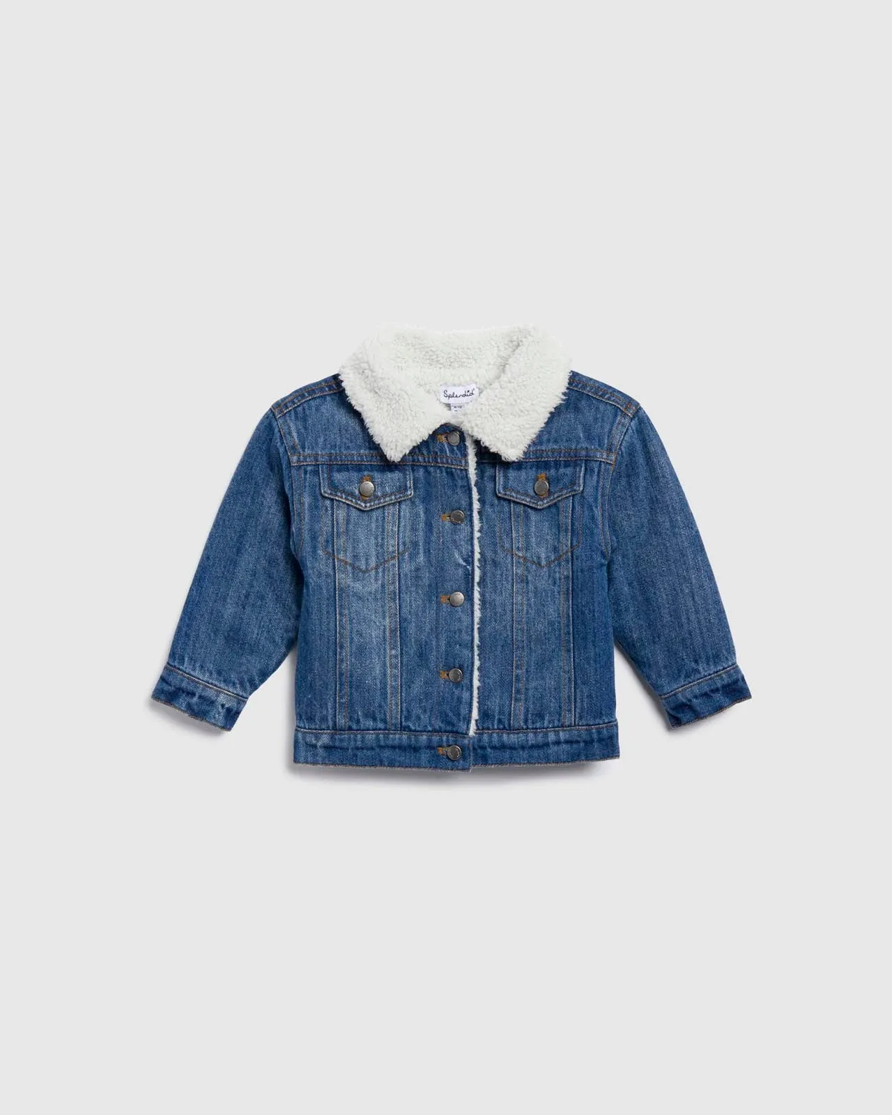 Infant Boys Sherpa Denim Jacket