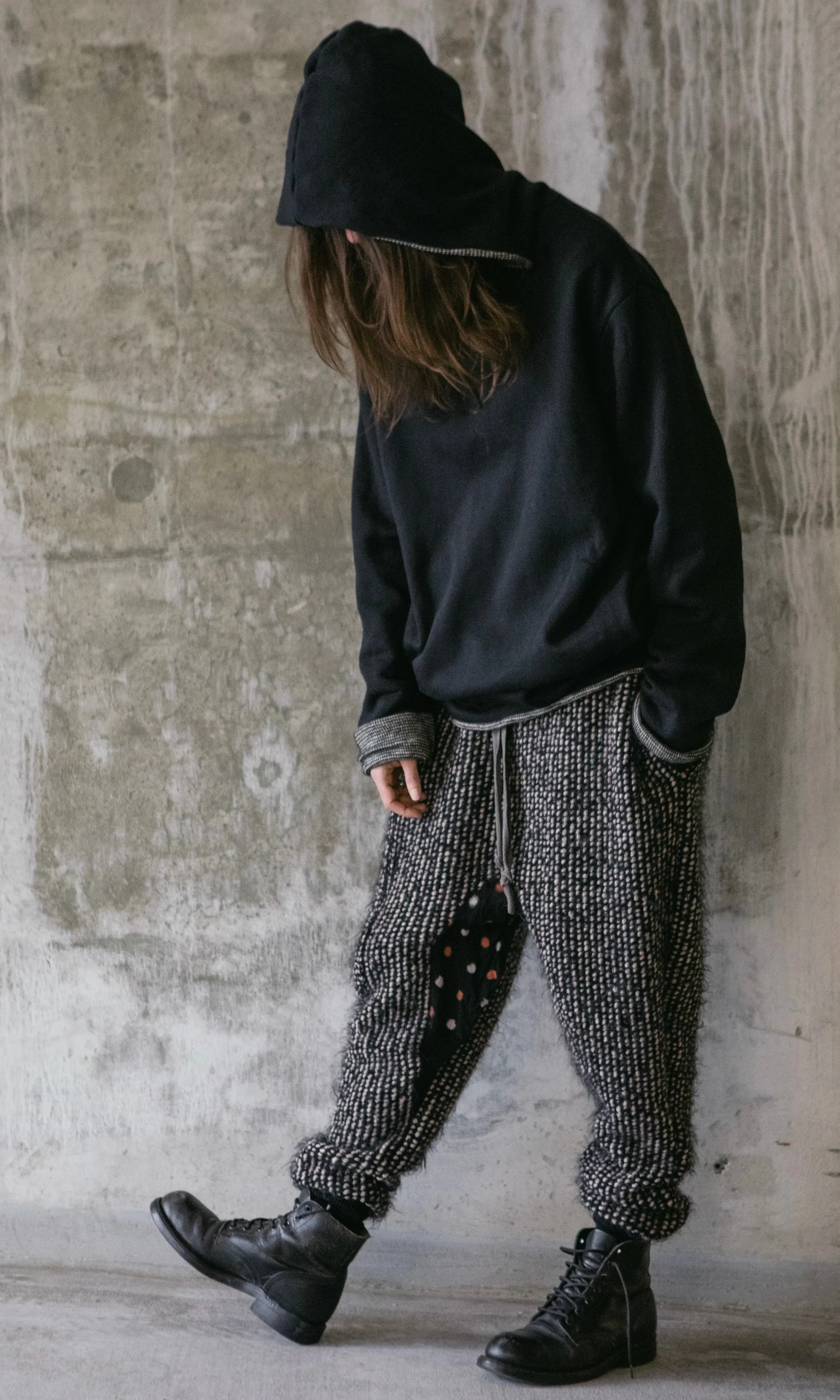 ITALIAN WOOL KNIT PANTS