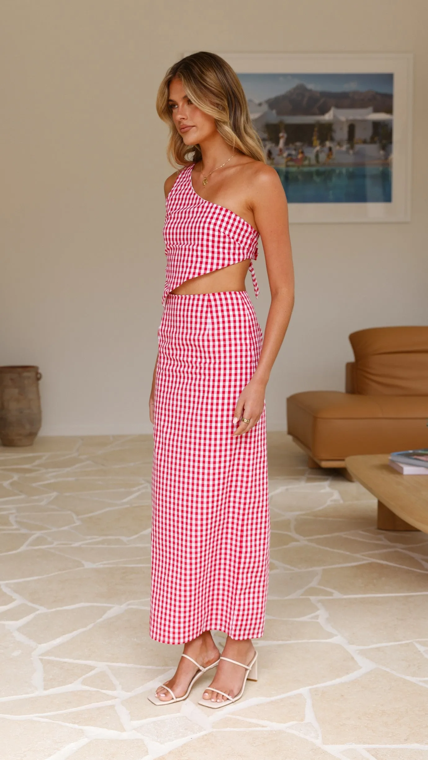 Jakayla Maxi Skirt - Picnic Red