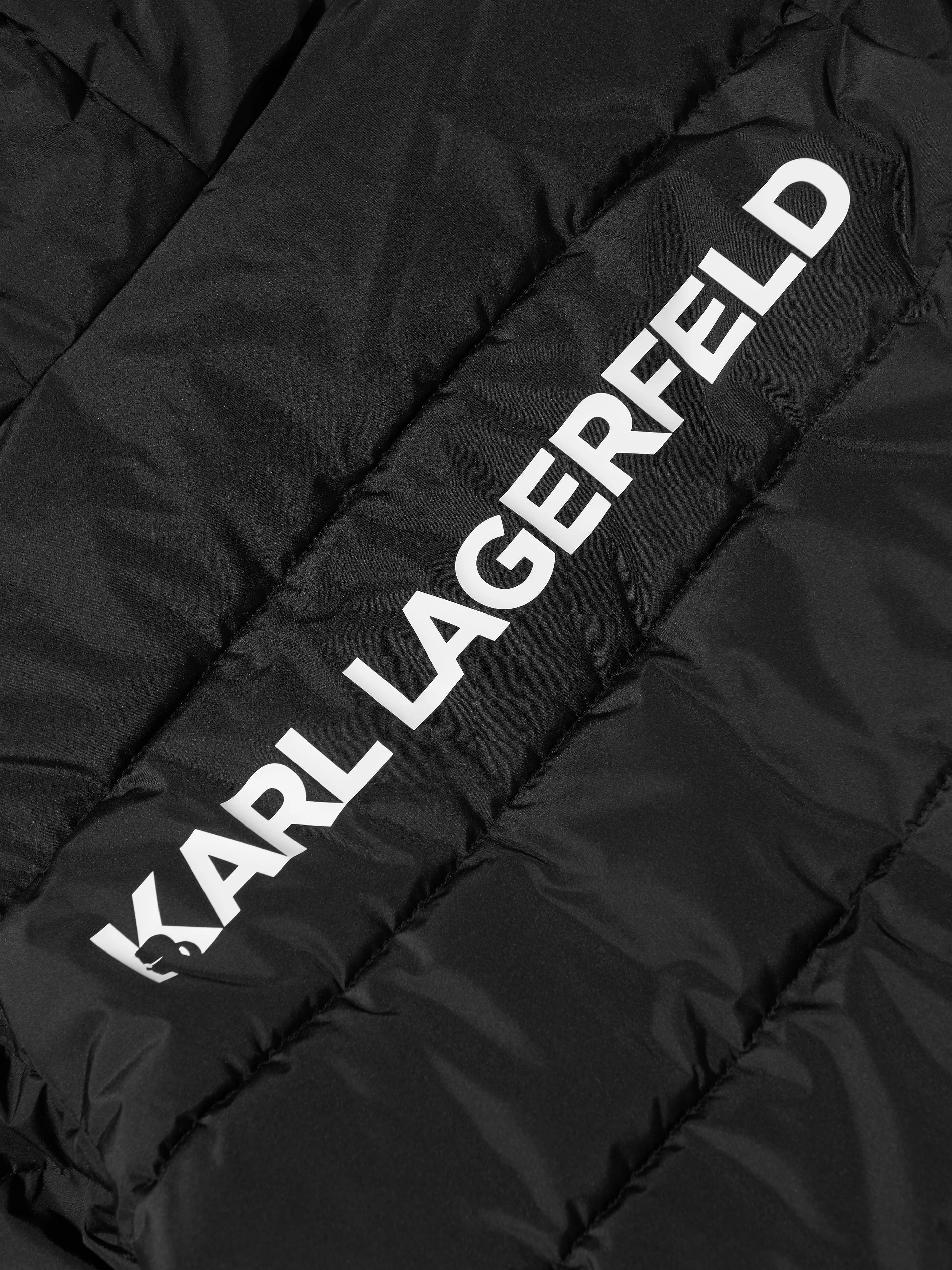 Karl Lagerfeld Girls Detatchable Skirt Puffer Jacket