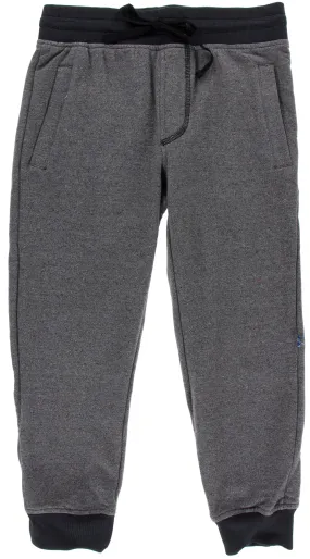 KicKee Pants Heathered Zebra Fleece Tapered Sweatpants